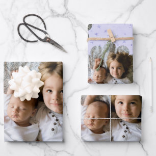 Feuille De Papier Cadeau Votre photo personnalisée dans la toile de fond vi