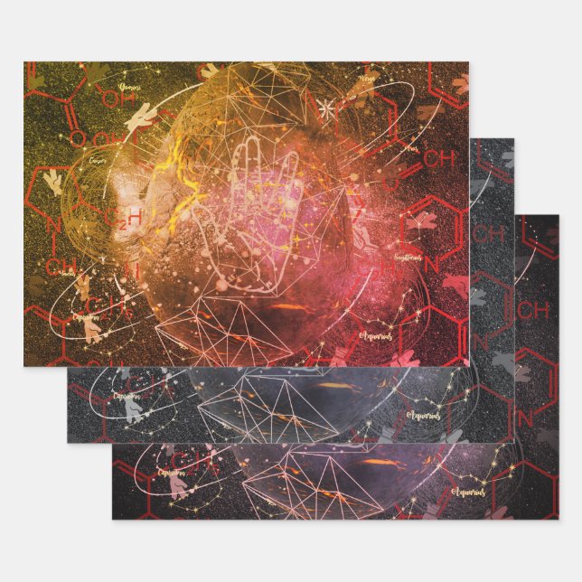 Feuille De Papier Cadeau Vulcan Celebrant (Lot)