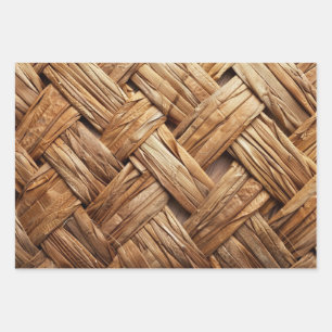 Feuille De Papier Cadeau Wicker Wicker