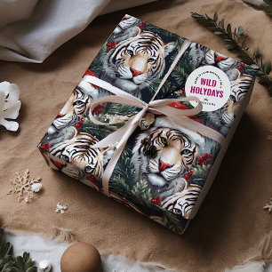 Feuille De Papier Cadeau Wild Holidays Tiger Safari