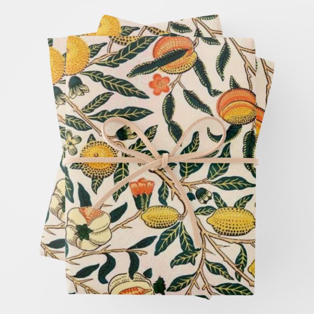 Feuille De Papier Cadeau William Morris (En situation)
