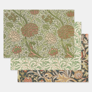 Feuille De Papier Cadeau William Morris Cray Fleur de Sauge Floral Botaniqu
