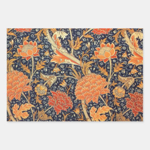 Feuille De Papier Cadeau William Morris Cray Floral Art nouveau Motif