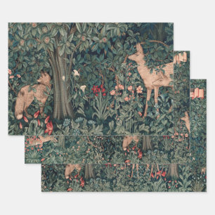 Feuille De Papier Cadeau William Morris Faune sauvage Fox