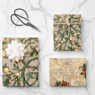Feuille De Papier Cadeau William Morris Floral Fruit Garden Fleur Classique