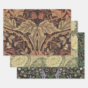Feuille De Papier Cadeau William Morris Honeysuckle Classic English Art