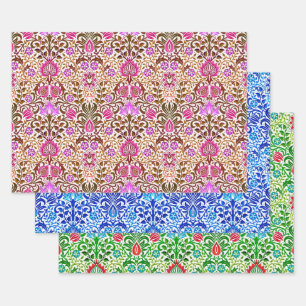 Feuille De Papier Cadeau William Morris Jacobean Floral Damask, multi