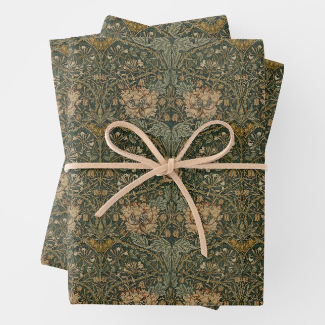 Feuille De Papier Cadeau William Morris : Livre vert sur l'enlèvement de ch (En situation)