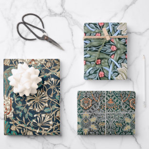 Feuille De Papier Cadeau William Morris Pack 7