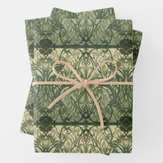 Feuille De Papier Cadeau  William Morris Seaweed Vintage Floral art nouveau