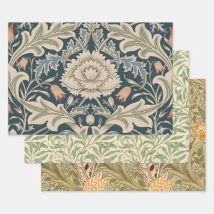 Feuille De Papier Cadeau William Morris Severn Floral Garden Flower Classic