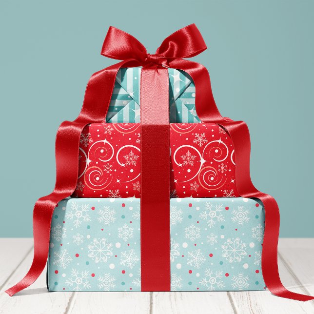 Feuille De Papier Cadeau Winter Wonderland Noël (Créateur téléchargé)