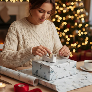 Feuille De Papier Cadeau Winter Wonderland & Vintage Christmas