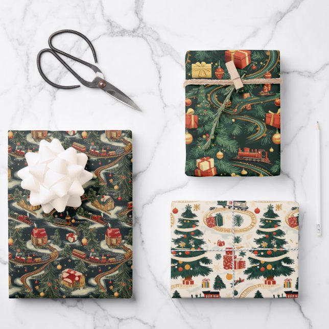 Feuille De Papier Cadeau Wintriana (Recto)