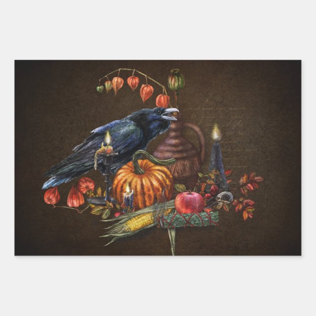 Feuille De Papier Cadeau Witches Samhain And Thanksgiving Rituals (Devant)