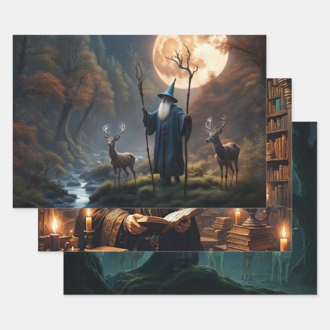 Feuille De Papier Cadeau Wizard (Lot)