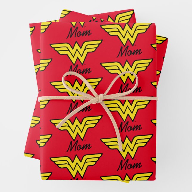Feuille De Papier Cadeau Wonder Mom Classic (En situation)