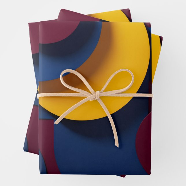 Feuille De Papier Cadeau Wrapping Paper  (En situation)