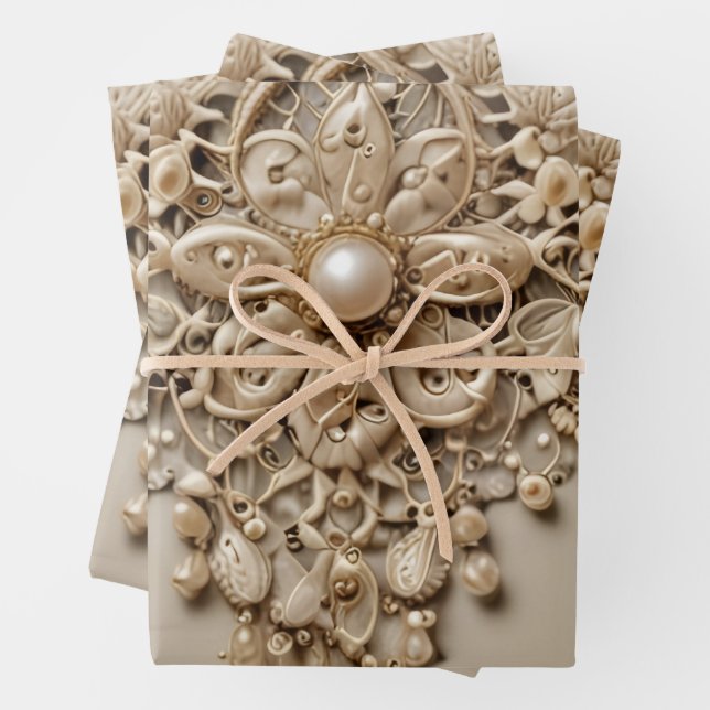 Feuille De Papier Cadeau Wrapping Paper (En situation)