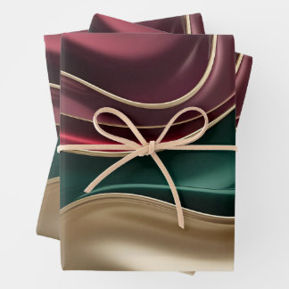 Feuille De Papier Cadeau Wrapping paper in stylish abstract graphic