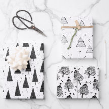 Wrapping Paper Sheets - Christmas Patterns