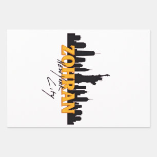 Feuille De Papier Cadeau Zohran Mamdani pour Maire NYC Démocrate