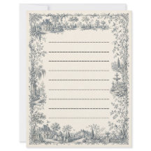 Feuille de papier Château français