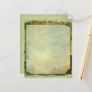 Feuille de papier de 4,5 po x 5,6 po fixe