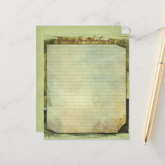 Feuille de papier de 4,5 po x 5,6 po fixe