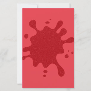 Feuille de papier de conception de plat rouge toma