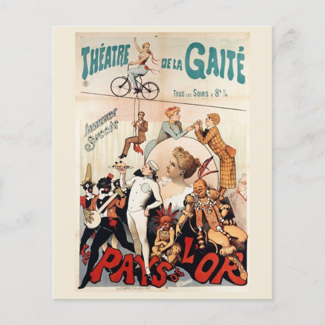 Feuille de papier découpage d'affiche de théâtre f (Devant)