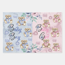 Feuille de papier d'emballage Ensemble de 3 Révéla