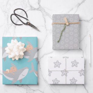 Feuille de papier d'enveloppement de Baby shower d