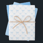 Feuille de papier d'enveloppement de la cave bleue<br><div class="desc">Feuille de papier d'enveloppement de la coquette à mâchoires bleues du grand millénaire</div>