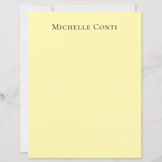Feuille de papier élégant minimaliste couleur crèm