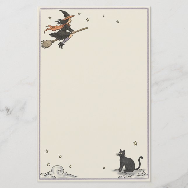 Feuille de papier enchanté non lignée 5,5" x 8,5" (Devant)