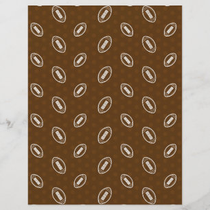 Feuille de papier football mignon