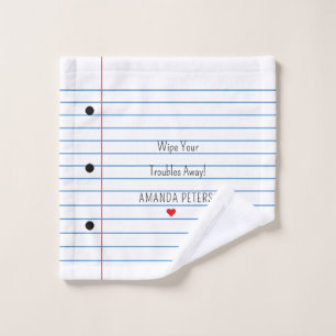 Feuille de papier lin unique personnalisée