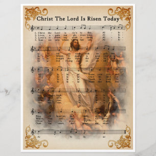 Feuille de papier Musique Art-Christ le Seigneur e