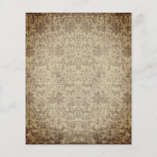 Feuille de papier pour scrapbook sépia vintage
