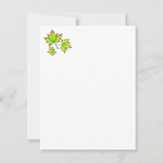 Feuille d'érable (Devant)