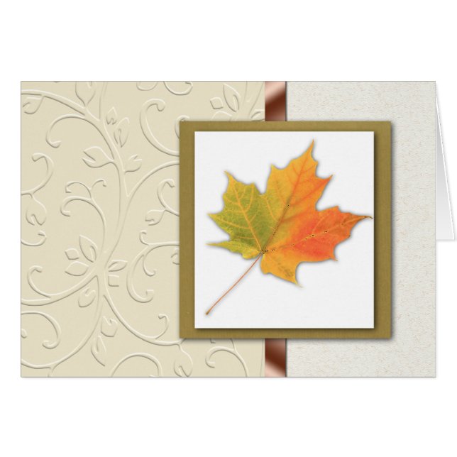 Feuille d'érable (Devant horizontal)