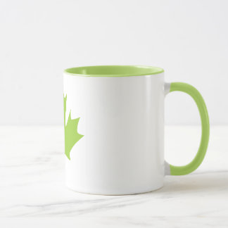 feuille d'érable colorée - tasses