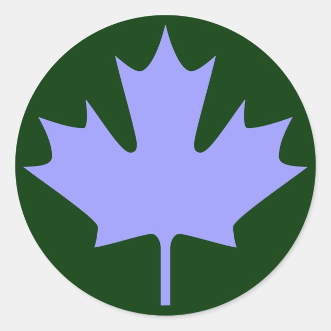 Feuille d'érable - Stickers (Devant)