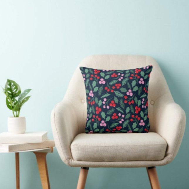 Feuille d'impression moderne | Coussin décoratif | (Créateur téléchargé)