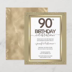 Feuille d'or de la fête du 90e anniversaire