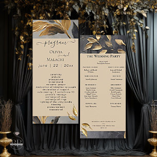 Feuille d'or Impasto noir