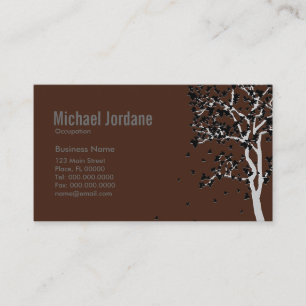 Feuille en chute ~ Carte de visite