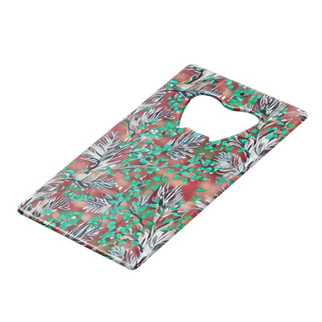 Feuille et plante - Design motif moderne (Dos Angle)