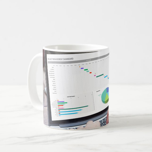 Feuille Excel Mug : Le cadeau parfait pour les don (Devant gauche)